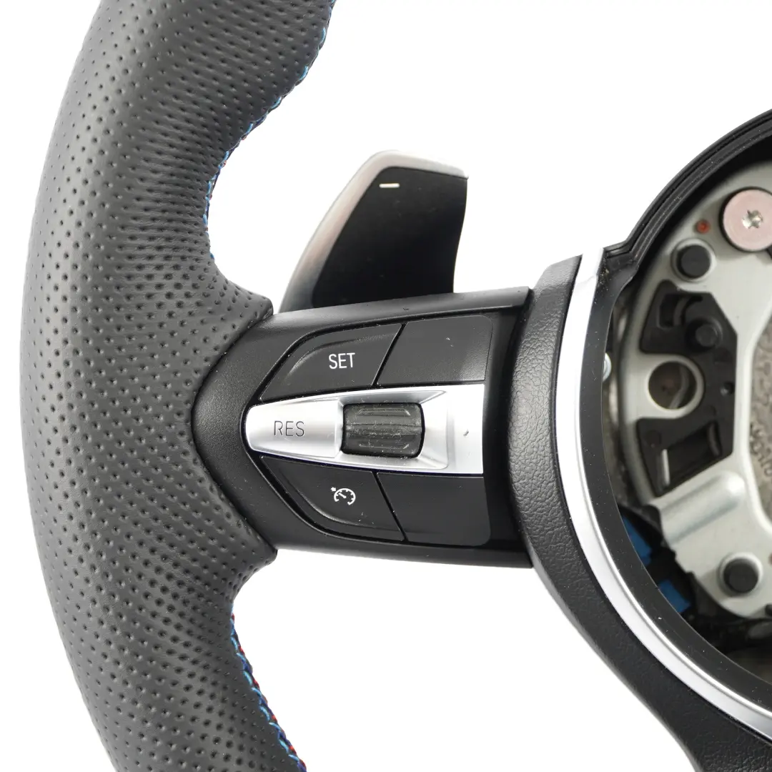 BMW F20 F21 LCI F30 F32 M Sport NUOVO volante in pelle nera Paddle Shift - SKU 7850403-8 - Numero di parte 7850403