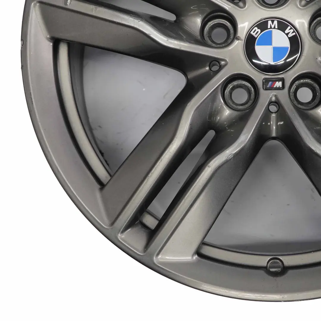 Alloy Rim 18" M Double Spoke 570 ET:51 7,5J Ferricgrey to BMW X1 F48 Wheel with Part number 7850456 BMW X1 F48 Wheel Alloy Rim 18" M Double Spoke 570 ET:51 7,5J Ferricgrey - SKU 7850456-3 - Part number 7850456