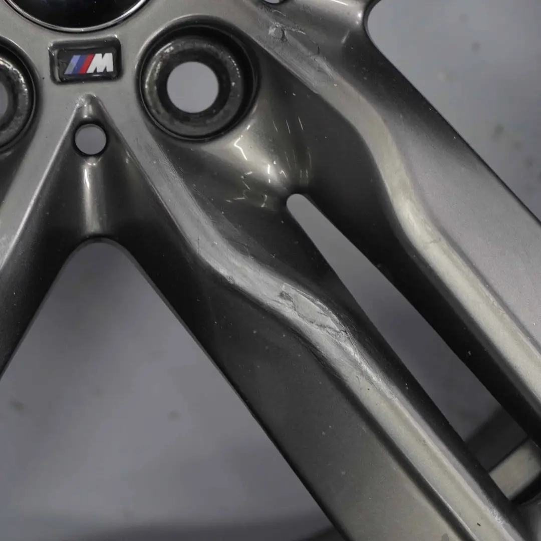 Alloy Rim 18" M Double Spoke 570 ET:51 7,5J Ferricgrey to BMW X1 F48 Wheel with Part number 7850456 BMW X1 F48 Wheel Alloy Rim 18" M Double Spoke 570 ET:51 7,5J Ferricgrey - SKU 7850456-3 - Part number 7850456