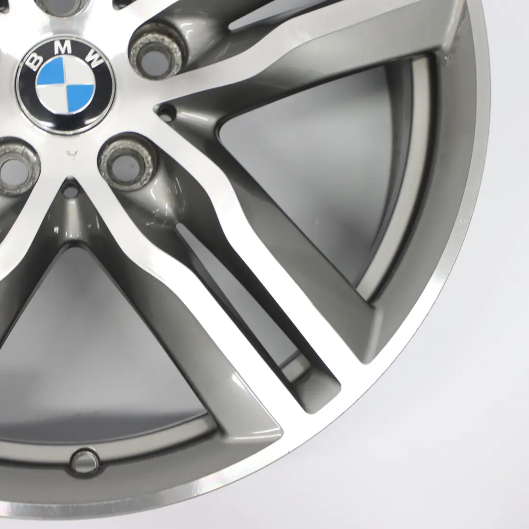 Alloy Rim 18" M Double Spoke 570 ET:51 7,5J Ferricgrey to BMW X1 F48 Wheel with Part number 7850456 BMW X1 F48 Wheel Alloy Rim 18" M Double Spoke 570 ET:51 7,5J Ferricgrey - SKU 7850456-5 - Part number 7850456
