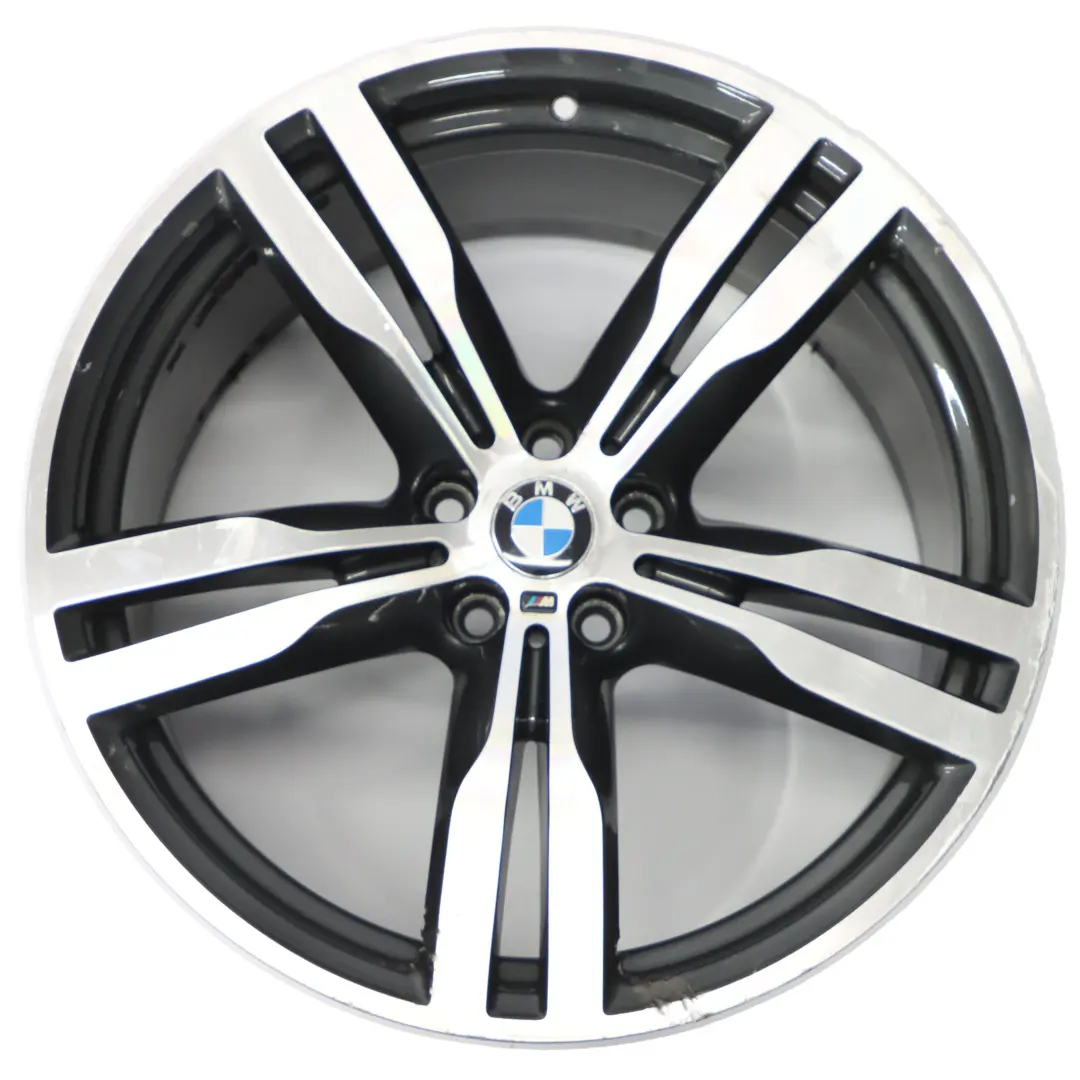 Light Alloy Wheel Rim 20" M Double Spoke 648 10J ET:41 to BMW G11 Rear with Part number 7850582 BMW G11 Rear Light Alloy Wheel Rim 20" M Double Spoke 648 10J ET:41 - SKU 7850582-1 - Part number 7850582