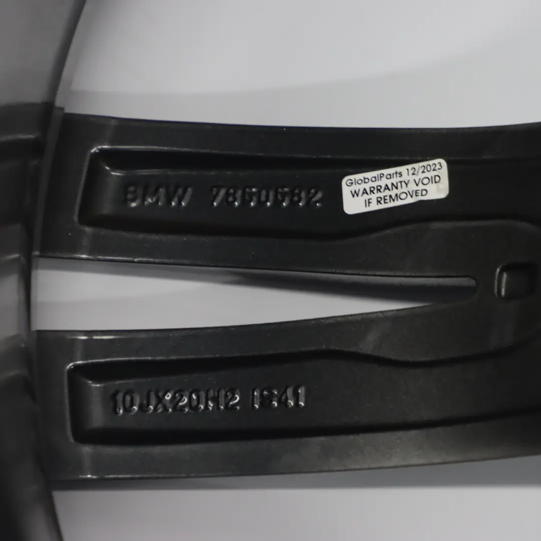 Feu arrière Jante Alliage 20" M Double rayon 648 10J ET:41 pour BMW G11 à propos du numéro de pièce 7850582 BMW G11 Feu arrière Jante Alliage 20" M Double rayon 648 10J ET:41 - SKU 7850582-1 - Numéro de pièce 7850582