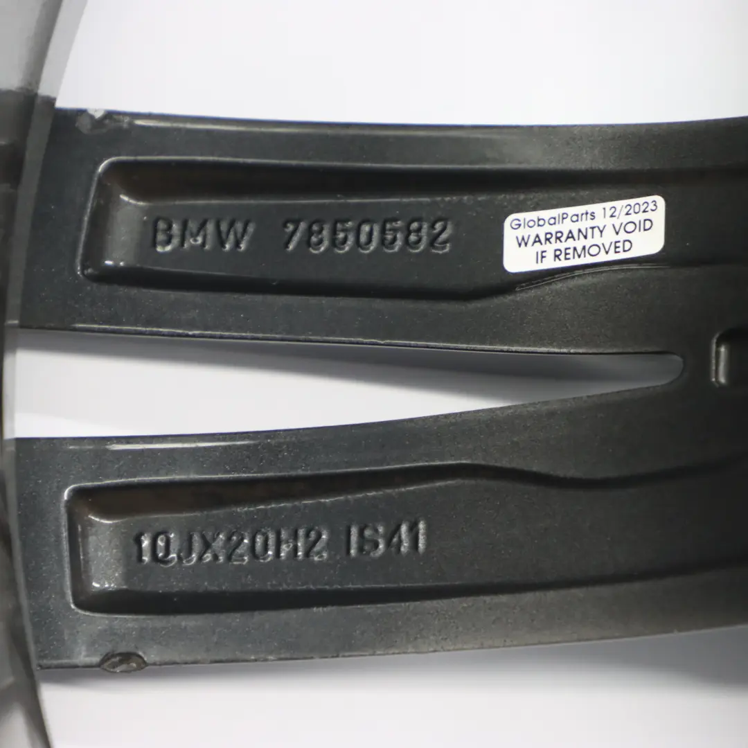 BMW G11 Rückseite Licht Leicht metall felge 20" M Doppel speiche 648 10J ET:41 - SKU 7850582-2 - Teilenummer 7850582