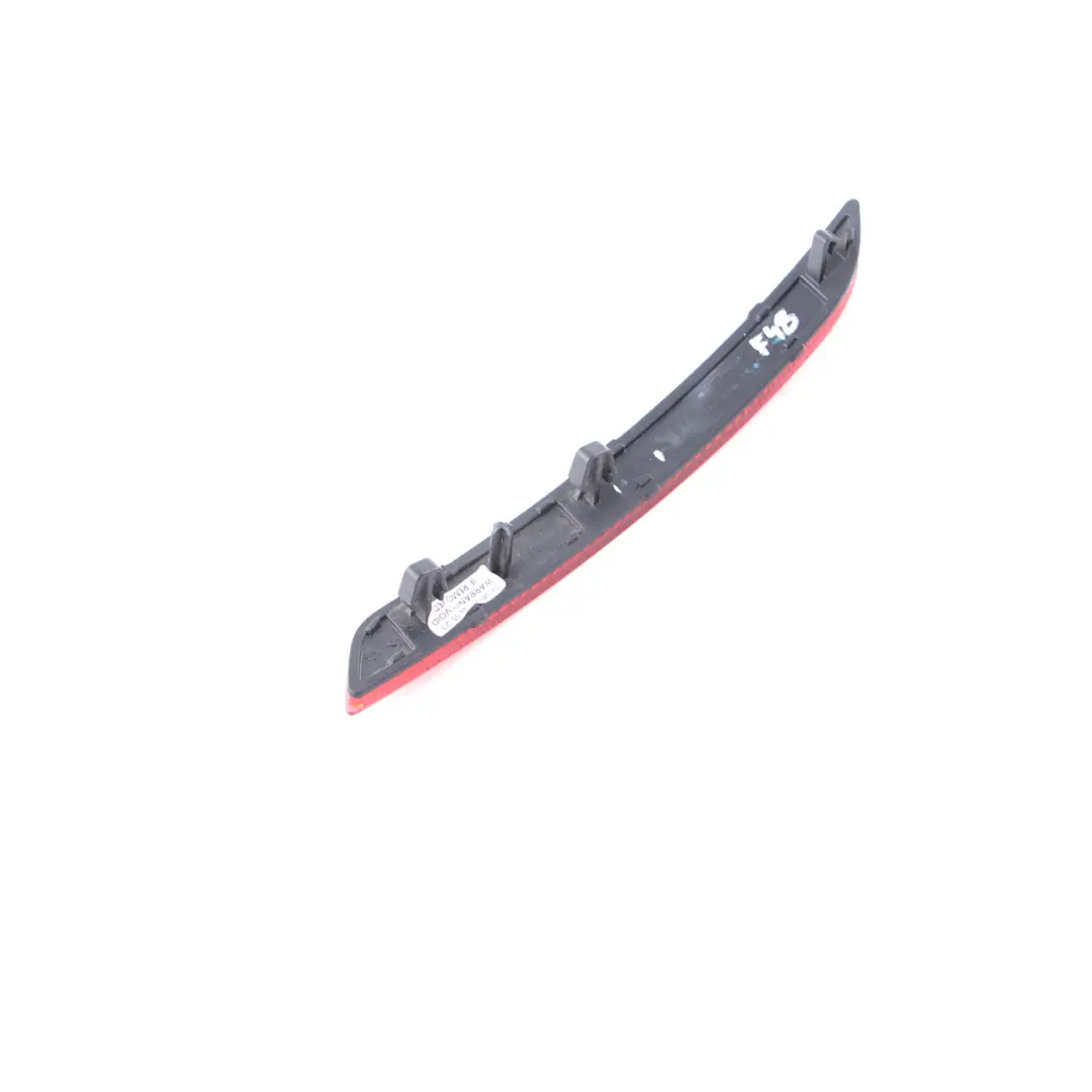 Reflector lámpara trasera izquierda parachoques Trim para BMW X1 F48 M Sport con número de pieza 7850997 BMW X1 F48 M Sport Reflector lámpara trasera izquierda parachoques Trim - SKU 7850997 - Número de pieza 7850997