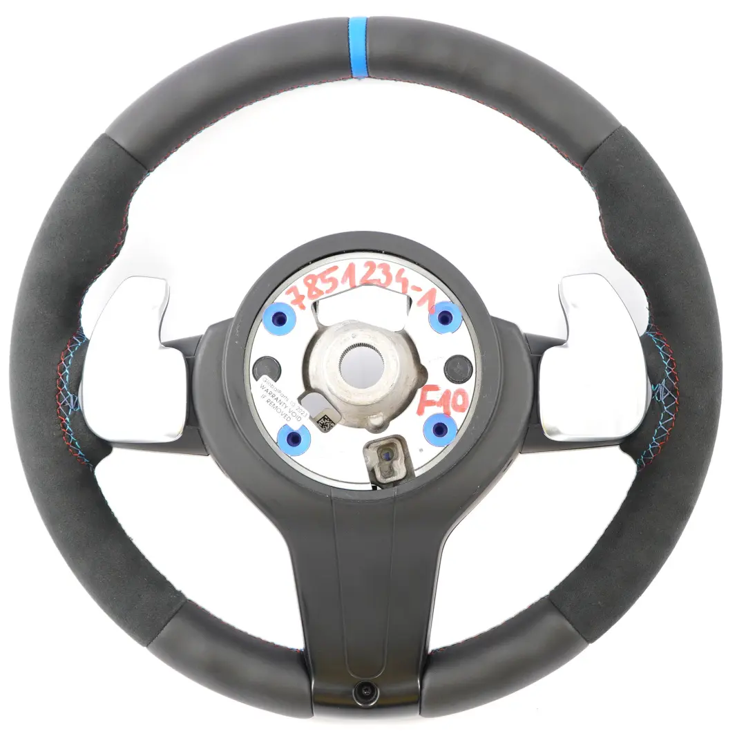 BMW F07 F10 F11 LCI F06 F12 NUEVO Cuero / Alcantara M Sport Volante Paddle Shift - SKU 7851234-1 - Número de pieza 7851234