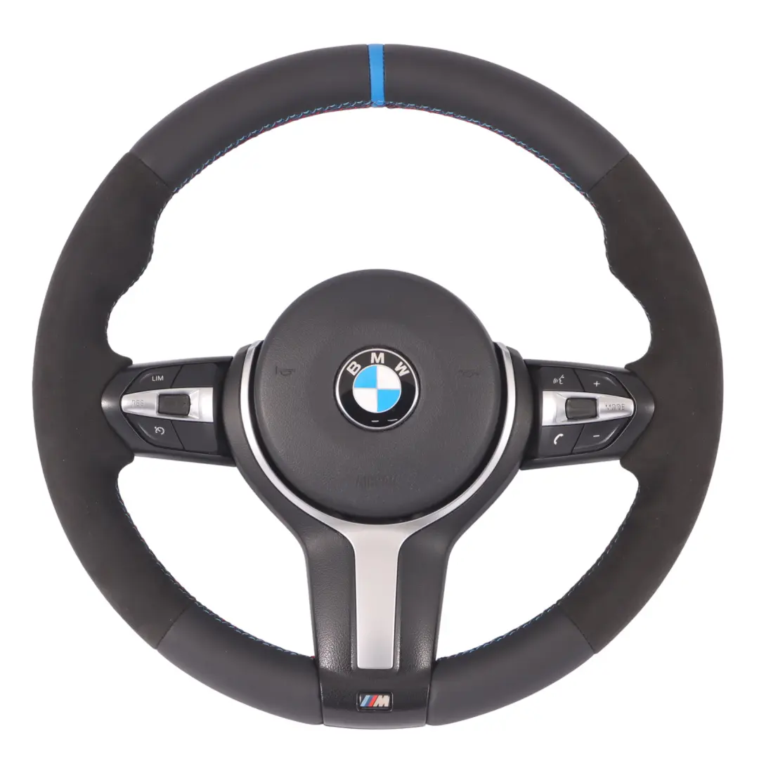 NUEVO Cuero / Alcantara M Sport Volante Paddle Shift para BMW F06 F07 F10 F11 LCI F12 con número de pieza 7851234 BMW F06 F07 F10 F11 LCI F12 NUEVO Cuero / Alcantara M Sport Volante Paddle Shift - SKU 7851234-2-SET - Número de pieza 7851234