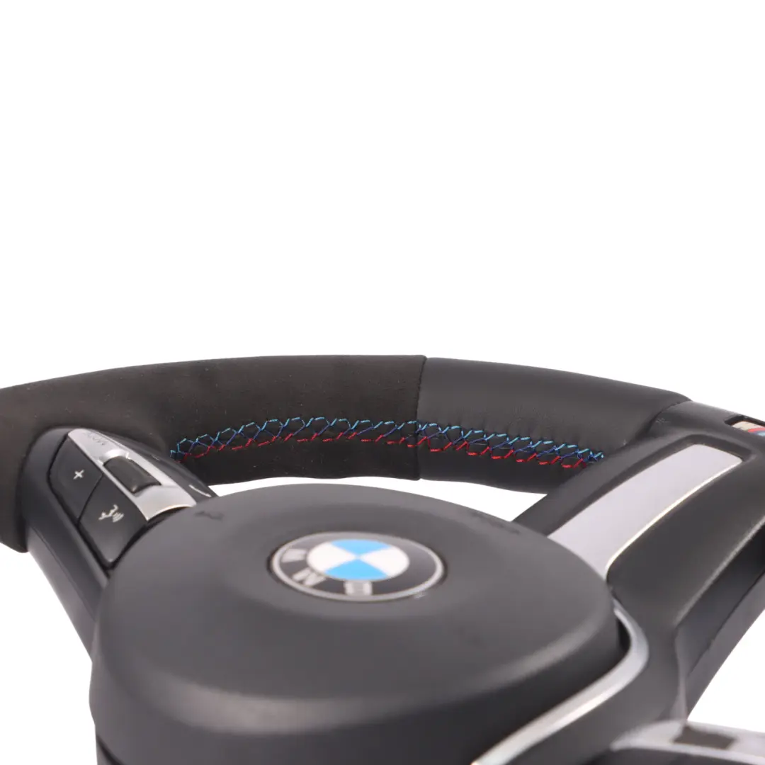 BMW F06 F07 F10 F11 LCI F12 NUEVO Cuero / Alcantara M Sport Volante Paddle Shift - SKU 7851234-2-SET - Número de pieza 7851234