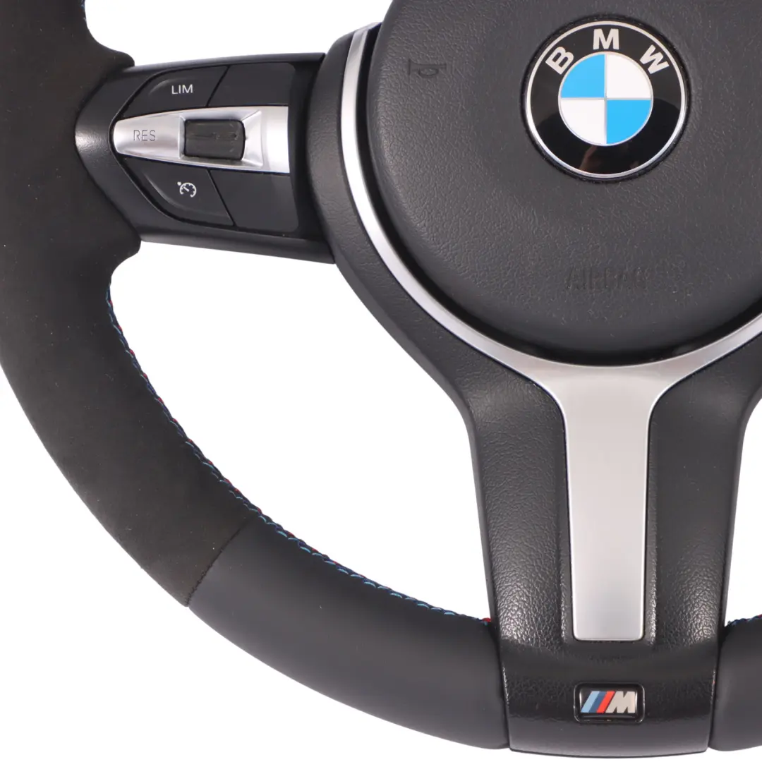 BMW F06 F07 F10 F11 LCI F12 F13 M Sport Volant avec NEUF Noir Cuir Palettes - SKU 7851234-2-SET - Numéro de pièce 7851234