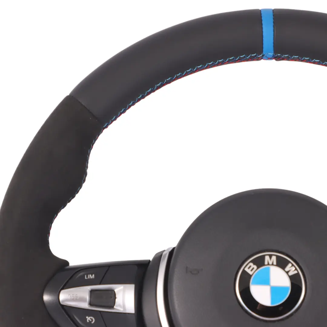 BMW F06 F07 F10 F11 LCI F12 F13 M Sport Volant avec NEUF Noir Cuir Palettes - SKU 7851234-2-SET - Numéro de pièce 7851234