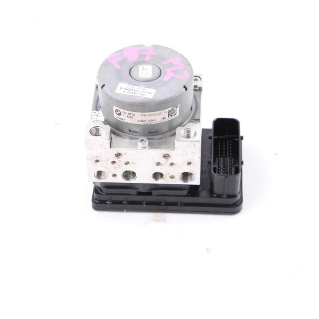 BMW F87 M2 N55 DSC Hydro Braking Unit Pump 8043645 - SKU 7851298-2 - Part number 7851298