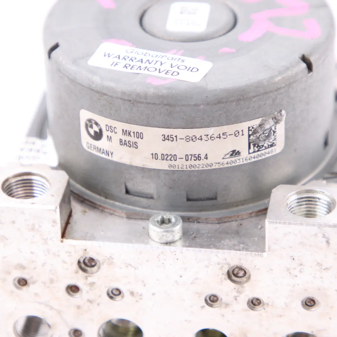 BMW F87 M2 N55 DSC Hydro Braking Unit Pump 8043645 - SKU 7851298-2 - Part number 7851298