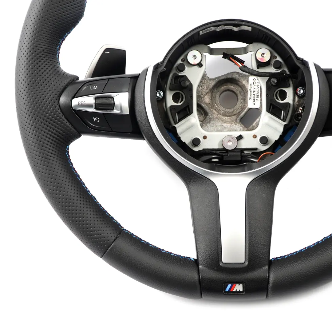 Leather M Sport Steering Wheel Paddle Shift BMW X3 F25 X5 F15 NEW Black - SKU 7851498-1 - Part number 7851498