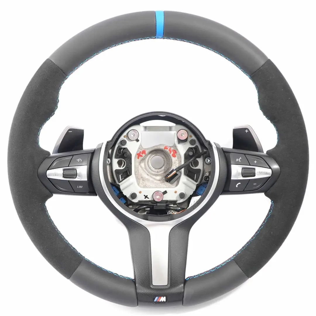 NUEVO Volante Deportivo de Cuero Negro Paddle Shift para BMW X1 F48 X2 F39 F45 F46 con número de pieza 7851517 BMW X1 F48 X2 F39 F45 F46 NUEVO Volante Deportivo de Cuero Negro Paddle Shift - SKU 7851517-2 - Número de pieza 7851517