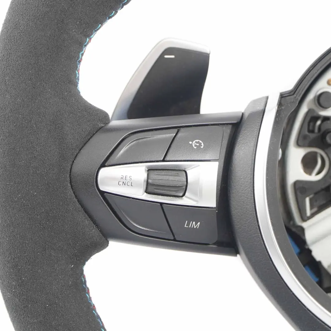Leather Alcantara M Sport Steering Wheel Paddle Shift to BMW X1 F48 X2 F39 F45 NEW with Part number 7851517 BMW X1 F48 X2 F39 F45 NEW Leather Alcantara M Sport Steering Wheel Paddle Shift - SKU 7851517-2 - Part number 7851517