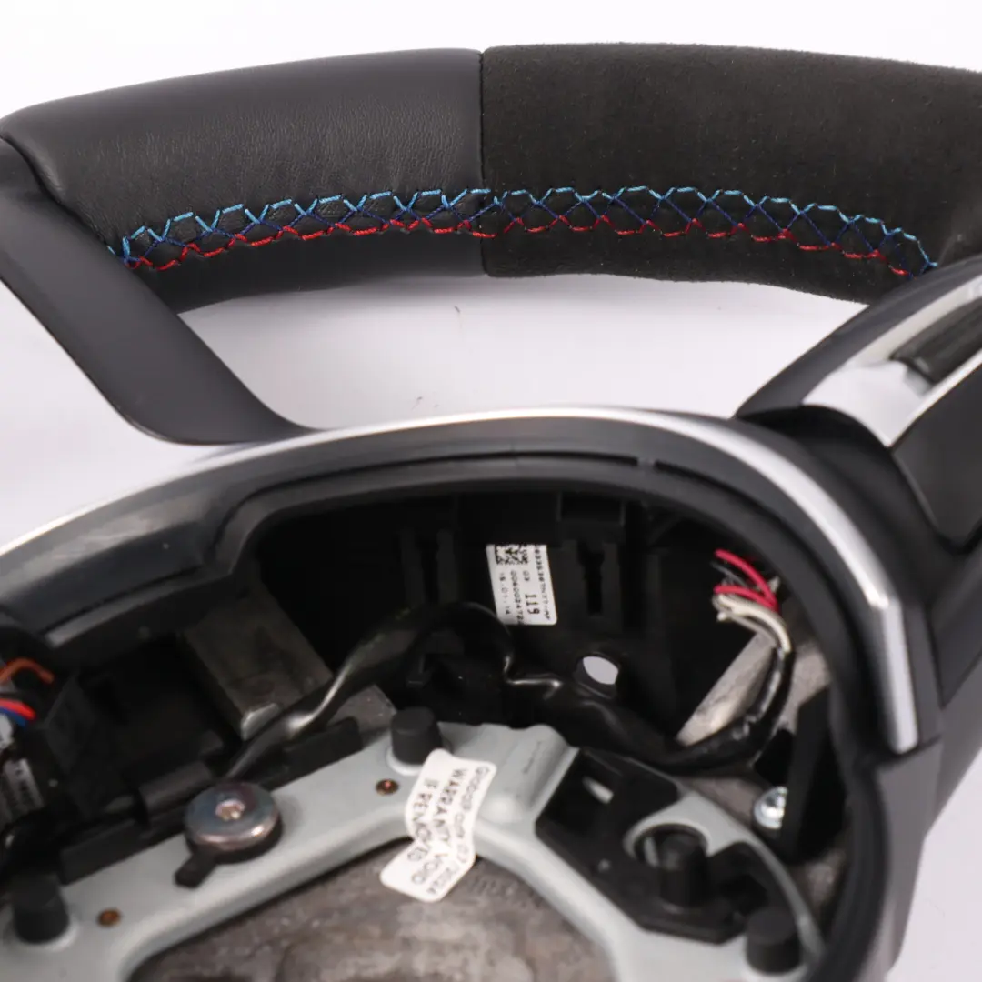 NUEVO Cuero Negro Alcantara para Volante BMW F45 F46 M Sport con número de pieza 7851521 Volante BMW F45 F46 M Sport NUEVO Cuero Negro Alcantara - SKU 7851521-1 - Número de pieza 7851521