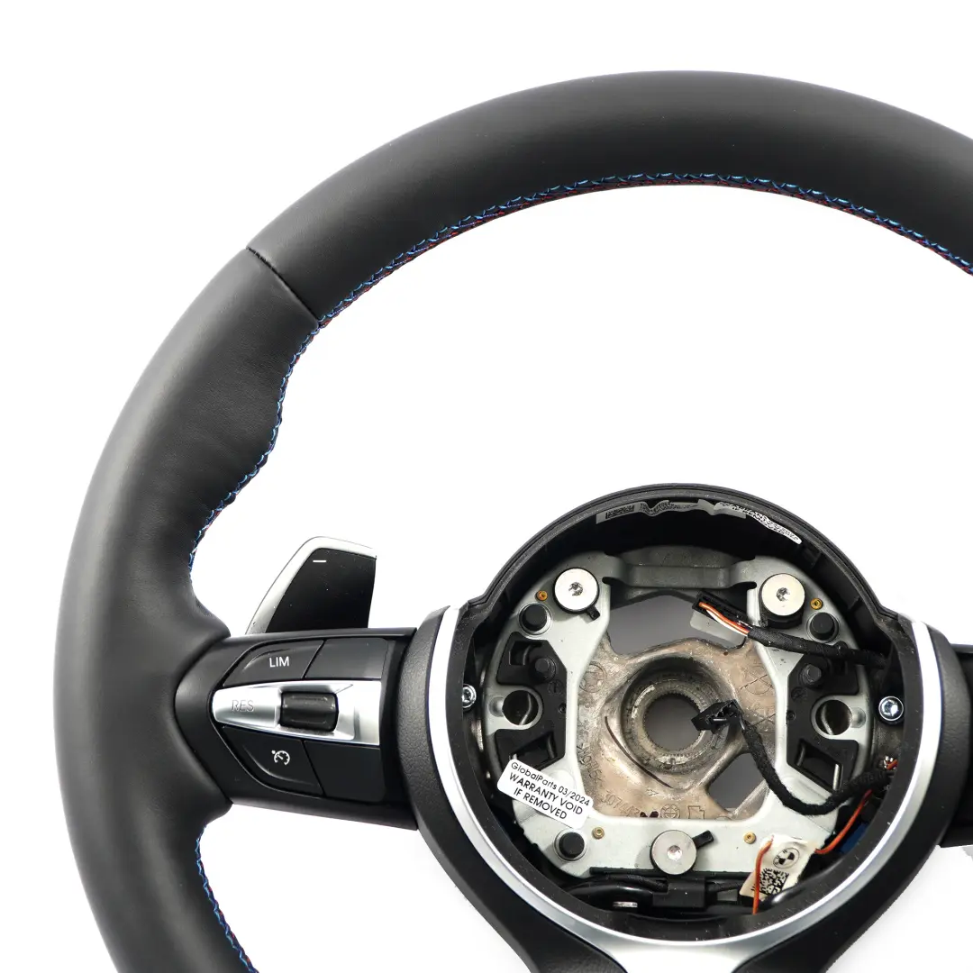 BMW F32 F34 F36 LCI F33 M Sport NUOVO volante in pelle nera Cambio al volante - SKU 7852456-1 - Numero di parte 7852456