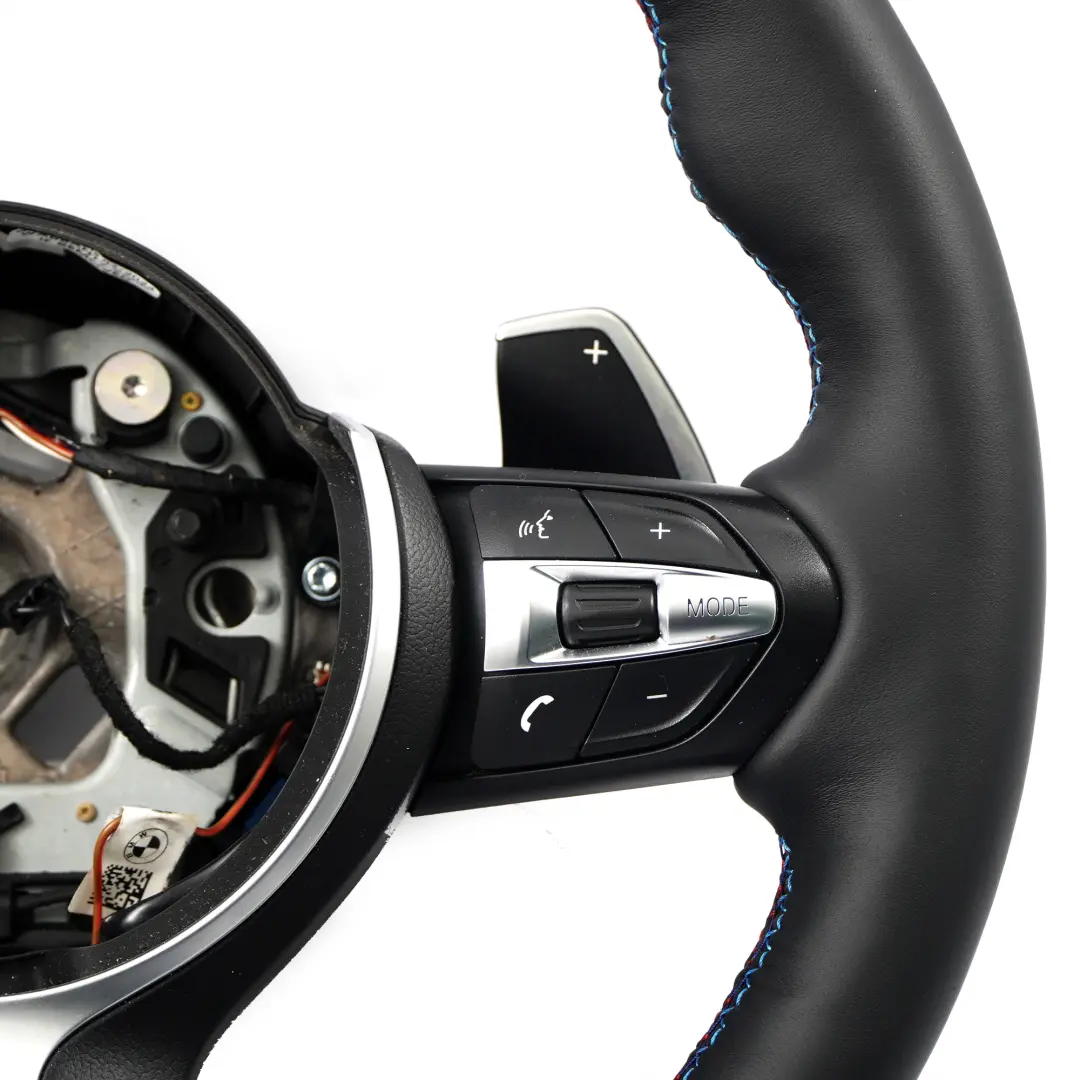 BMW F32 F34 F36 LCI F33 M Sport NUOVO volante in pelle nera Cambio al volante - SKU 7852456-1 - Numero di parte 7852456