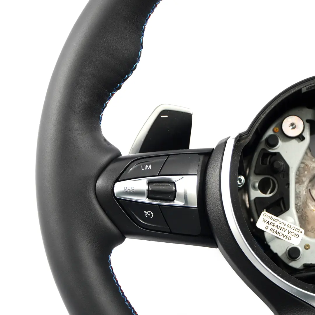 Leather Steering Wheel Paddle Shift to BMW F32 F34 F36 LCI F33 M Sport NEW Black with Part number 7852456 BMW F32 F34 F36 LCI F33 M Sport NEW Black Leather Steering Wheel Paddle Shift - SKU 7852456-1 - Part number 7852456