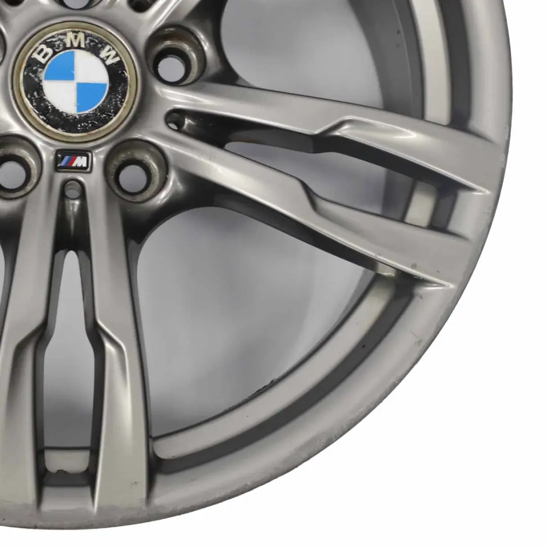 Cerchio leggera grigio ferrico 18" M doppie razze 441 8,5J ET:47 per BMW F30 F32 con numero di parte 7852492 BMW F30 F32 Cerchio leggera grigio ferrico 18" M doppie razze 441 8,5J ET:47 - SKU 7852492-1 - Numero di parte 7852492