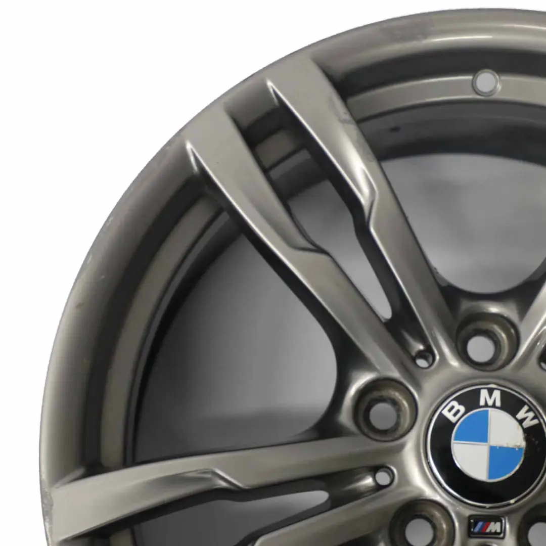 BMW F30 F32 Ferric Grey Light Alloy Wheel Rim 18" M Double Spoke 441 8,5J ET:47 - SKU 7852492-2 - Part number 7852492
