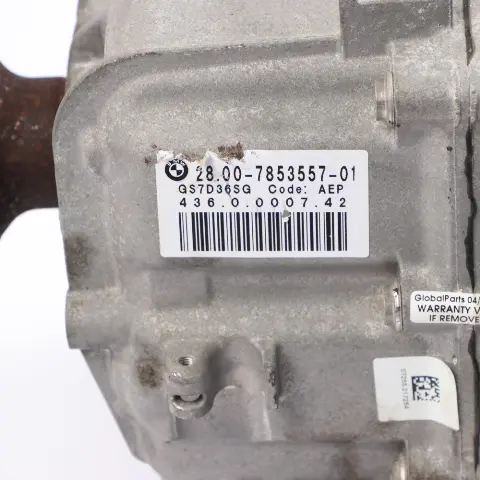 N55 Twin Clutch Gearbox GS7D36SG WARRANTY to BMW F87 M2 F80 M3 F82 M4 with Part number 7853557 BMW F87 M2 F80 M3 F82 M4 N55 Twin Clutch Gearbox GS7D36SG WARRANTY - SKU 7853557 - Part number 7853557