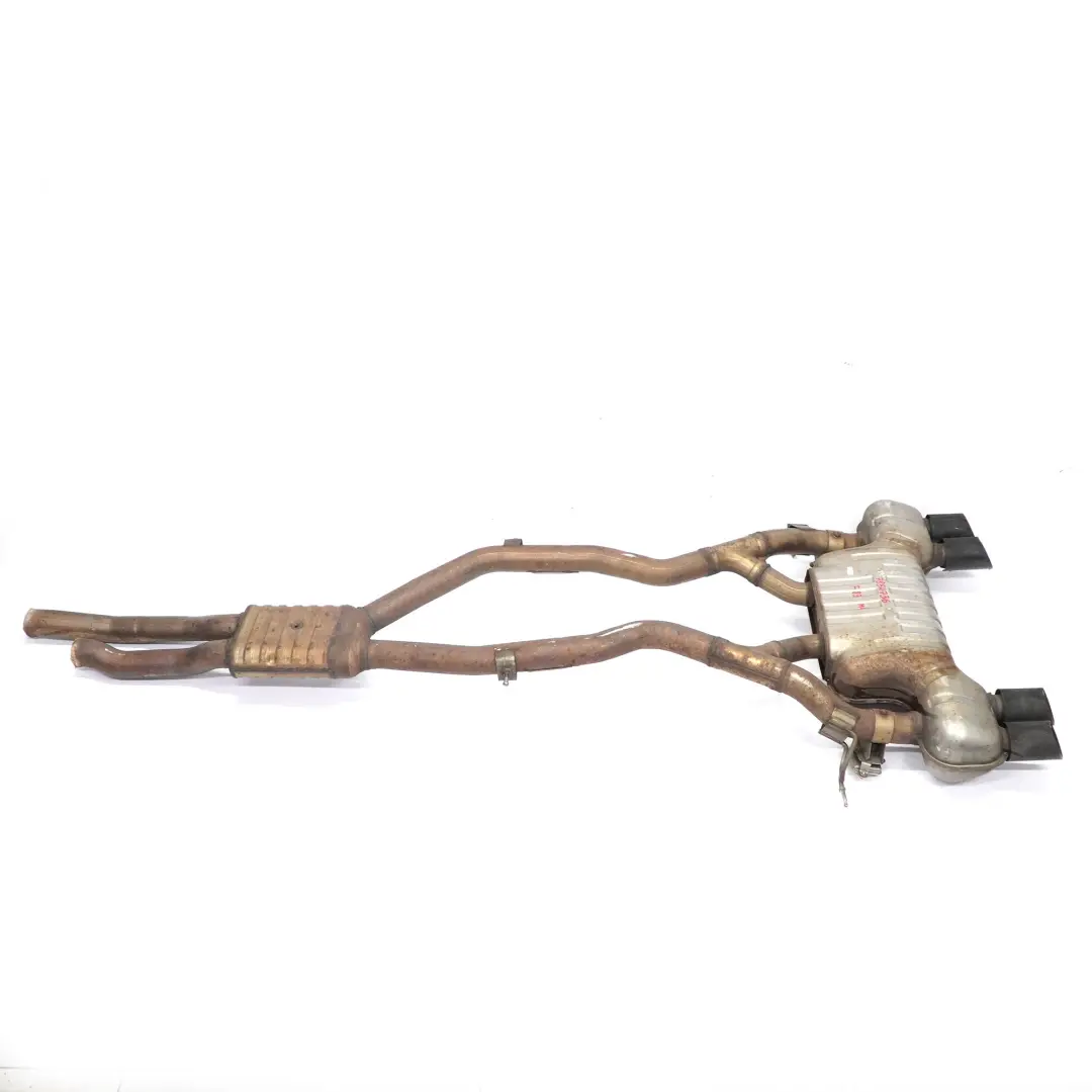 Exhaust Silencer Muffler Back Box Double Twin Pipe to BMW 3 4 F80 M3 F82 M4 Rear with Part number 7854736 BMW 3 4 F80 M3 F82 M4 Rear Exhaust Silencer Muffler Back Box Double Twin Pipe - SKU 7854736 - Part number 7854736