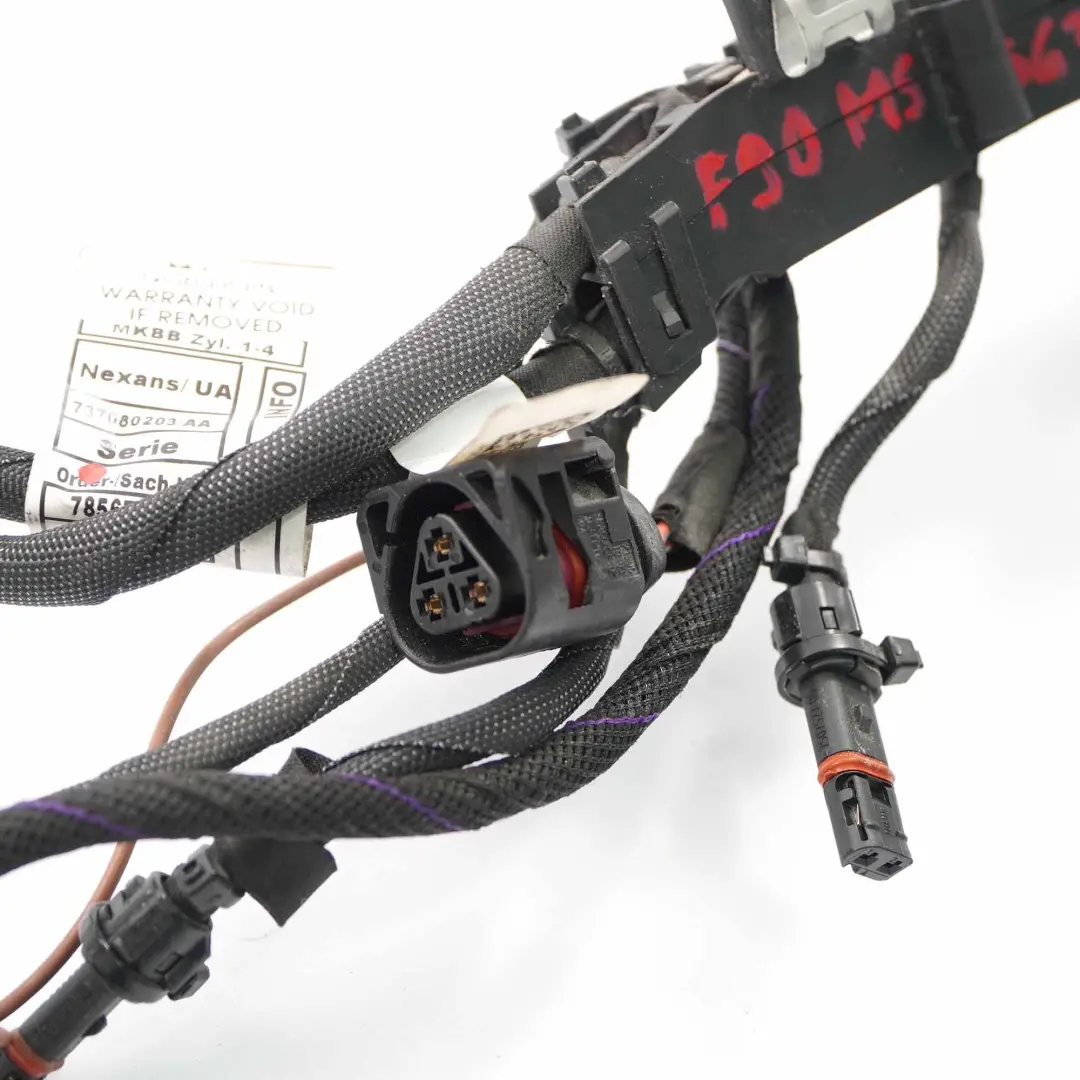 Einspritzverkabelung BMW F90 M5 F91 M8 S63M Zyl. 1-4 Kabelbaum Zündung für mit Teilenummer 7856771 Einspritzverkabelung BMW F90 M5 F91 M8 S63M Zyl. 1-4 Kabelbaum Zündung - SKU 7856771 - Teilenummer 7856771