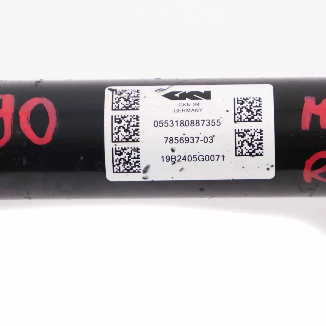 S63M Drive Shaft Axle Output Shaft Rear Left N/S to BMW F90 M5 with Part number 7856937 BMW F90 M5 S63M Drive Shaft Axle Output Shaft Rear Left N/S - SKU 7856937 - Part number 7856937