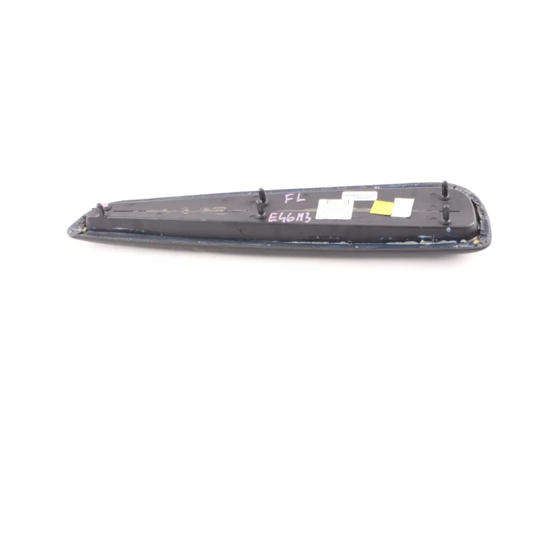 BMW E46 M3 Coupe Front Door Left N/S Armrest Upper Leather Nappa Black - SKU 7890899 - Part number 7890899