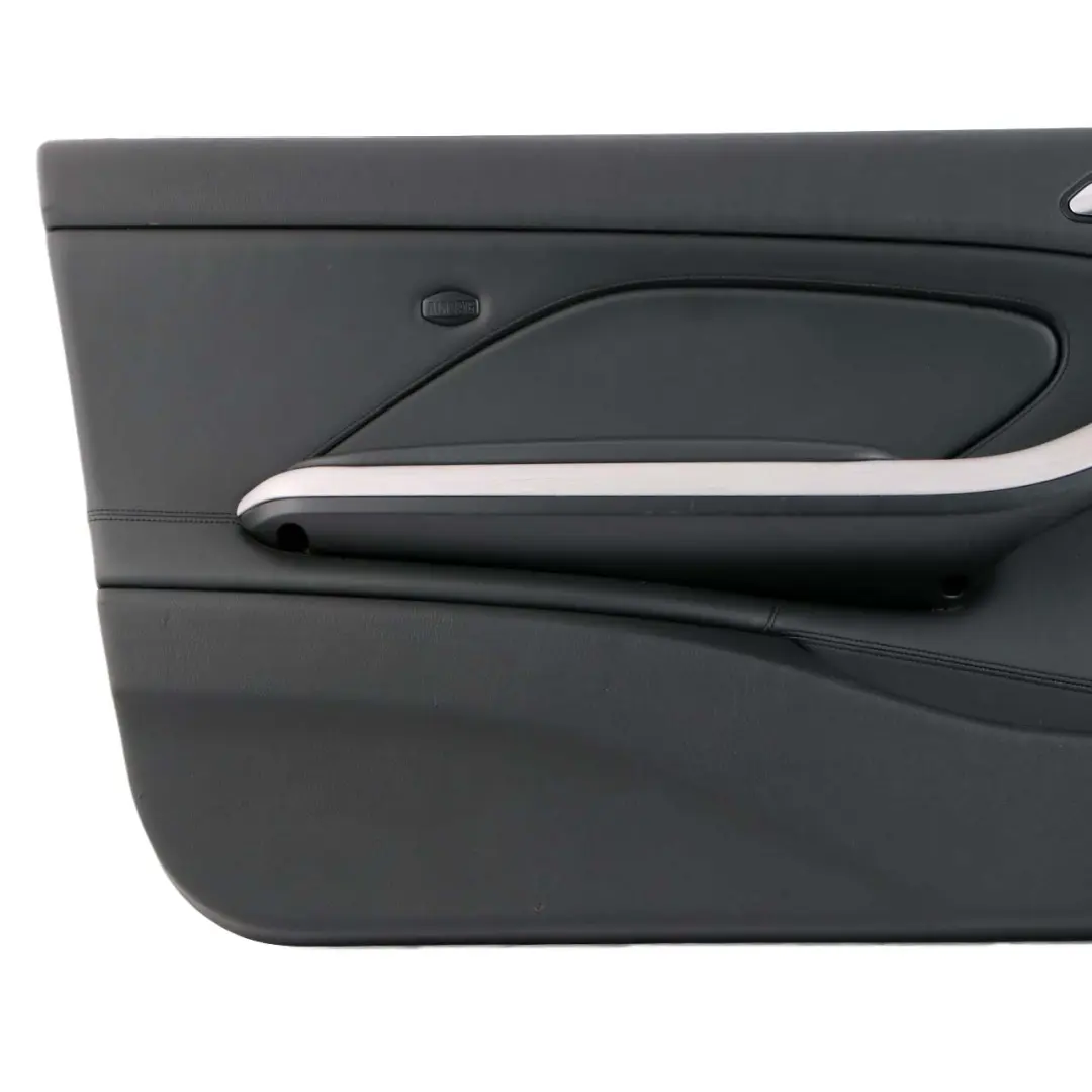 Door Card Front Left N/S Trim Panel Cover Leather Walknappa Black to BMW E46 M3 with Part number 7890947 BMW E46 M3 Door Card Front Left N/S Trim Panel Cover Leather Walknappa Black - SKU 7890947 - Part number 7890947
