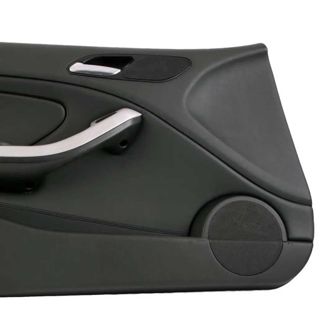 Door Card Front Left N/S Trim Panel Cover Leather Walknappa Black to BMW E46 M3 with Part number 7890947 BMW E46 M3 Door Card Front Left N/S Trim Panel Cover Leather Walknappa Black - SKU 7890947 - Part number 7890947