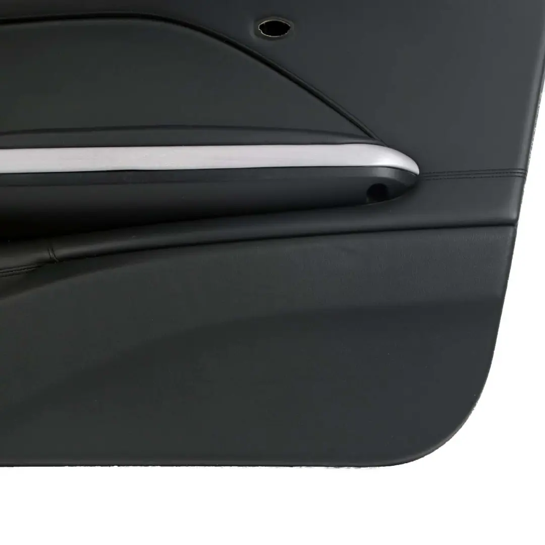 BMW E46 M3 Door Card Front Right O/S Trim Panel Cover Leather Walknappa Black - SKU 7890948 - Part number 7890948