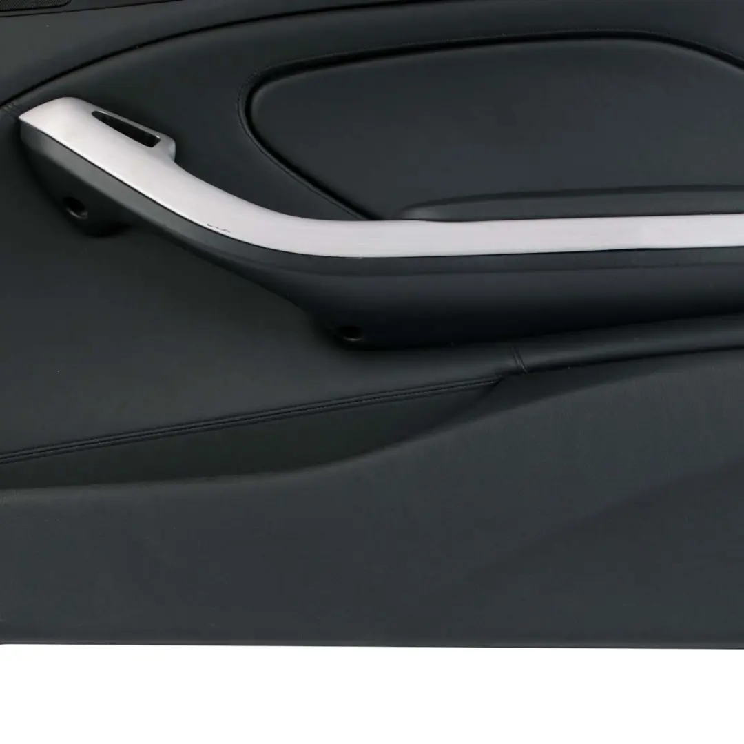 BMW E46 M3 Door Card Front Right O/S Trim Panel Cover Leather Walknappa Black - SKU 7890948 - Part number 7890948