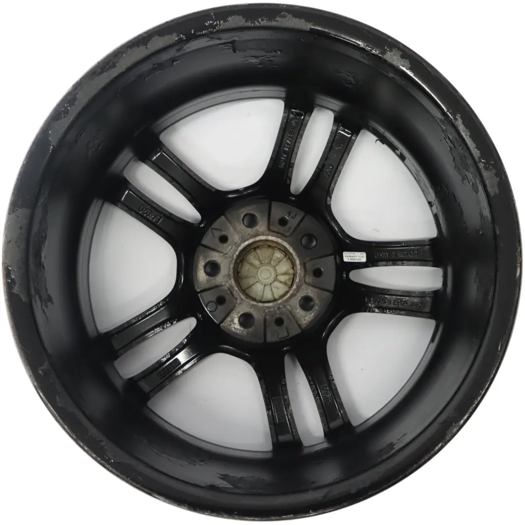 Wheel Rim BMW E81 E82 E87 Black Rear Alloy 18" M Double Spoke 261 8,5J - SKU 7891051-7 - Part number 7891051