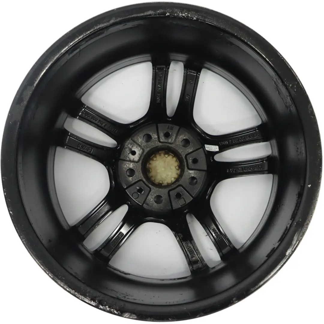 Rim BMW E81 E82 E87 Black Rear Alloy 18" M Double Spoke 261 8,5J to Wheel with Part number 7891051 Wheel Rim BMW E81 E82 E87 Black Rear Alloy 18" M Double Spoke 261 8,5J - SKU 7891051-8 - Part number 7891051