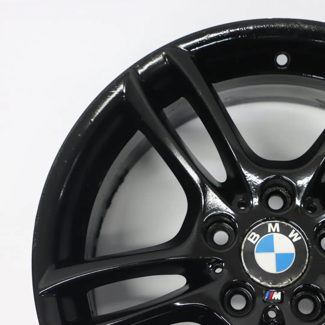 Rim BMW E81 E82 E87 Black Rear Alloy 18" M Double Spoke 261 8,5J to Wheel with Part number 7891051 Wheel Rim BMW E81 E82 E87 Black Rear Alloy 18" M Double Spoke 261 8,5J - SKU 7891051-8 - Part number 7891051