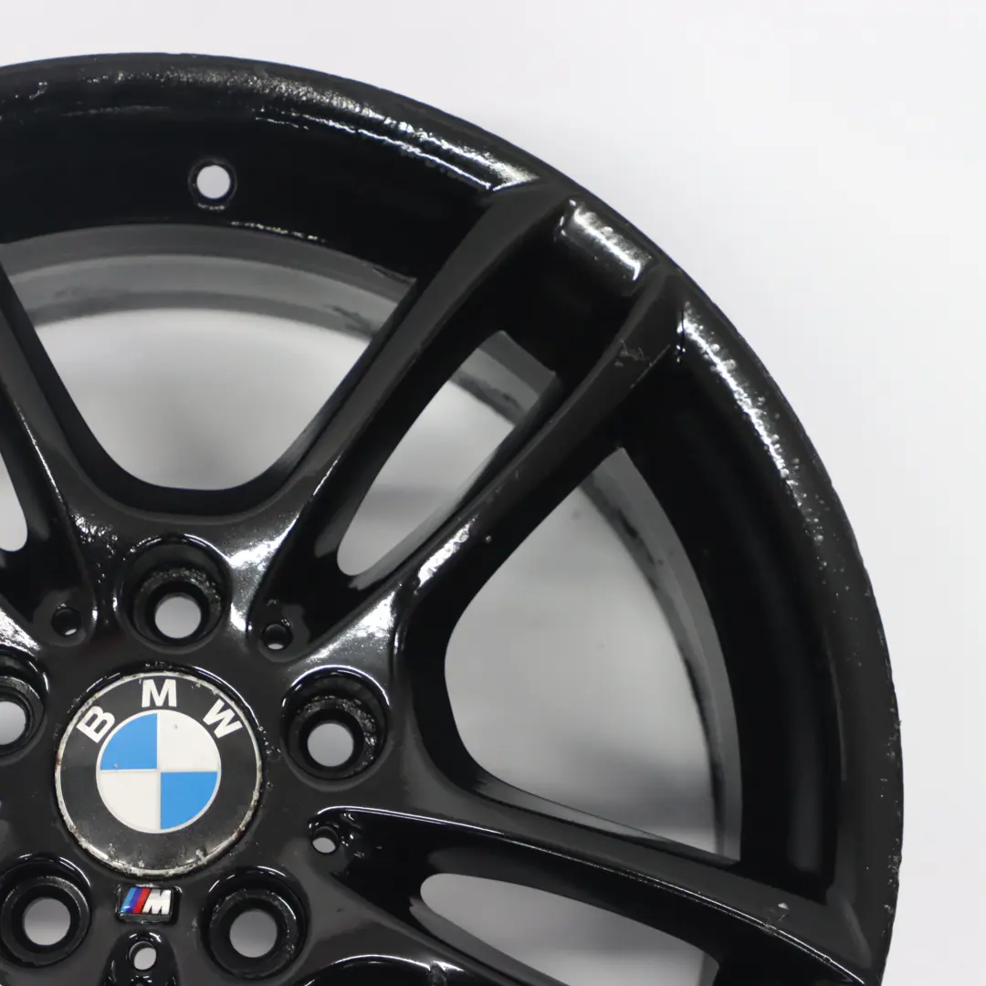 Rim BMW E81 E82 E87 Black Rear Alloy 18" M Double Spoke 261 8,5J to Wheel with Part number 7891051 Wheel Rim BMW E81 E82 E87 Black Rear Alloy 18" M Double Spoke 261 8,5J - SKU 7891051-8 - Part number 7891051