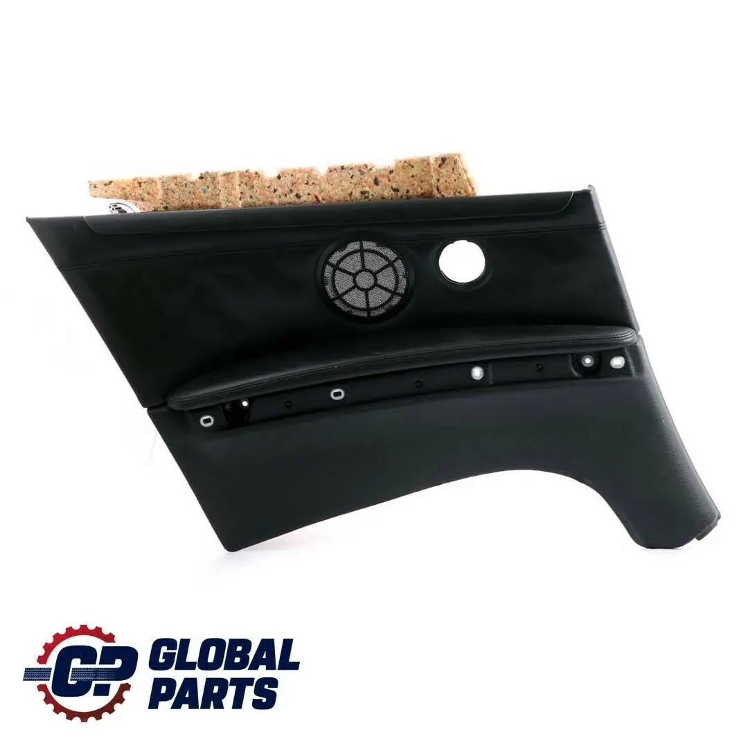 BMW 3 E93 M3 Cabrio Rear Left N/S Lateral Trim Panel Lining Black Leather