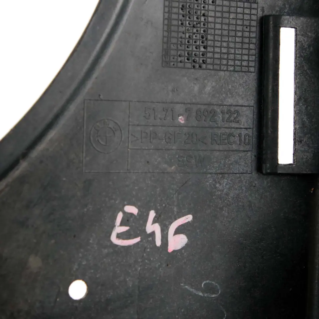 BMW E46 M3 Underfloor Coating Underbody Splash Guard Protection Panel - SKU 7892122 - Part number 7892122
