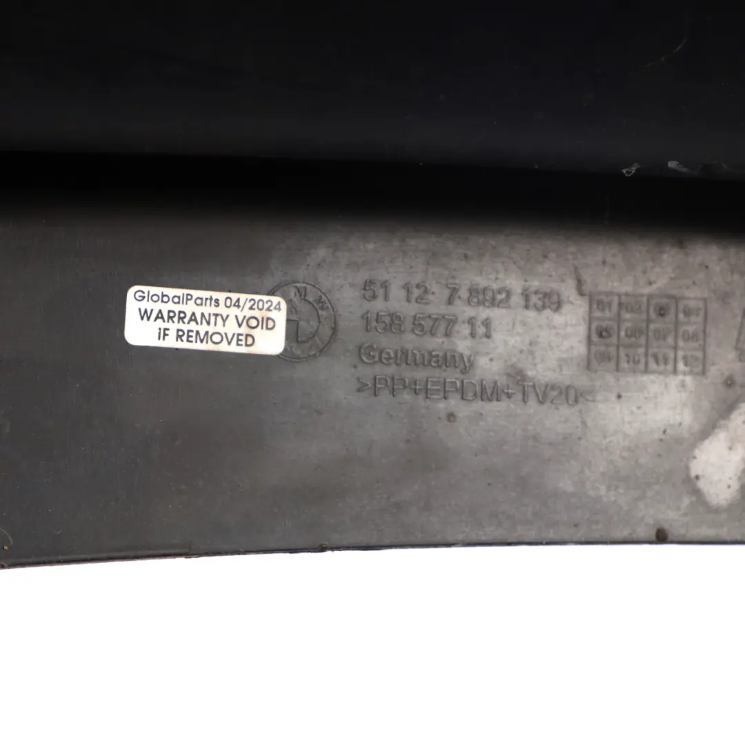 BMW E90 E91 M Sport Paket Verkleidung Stossfänger Hinten Unten - SKU 7892139-4 - Teilenummer 7892139