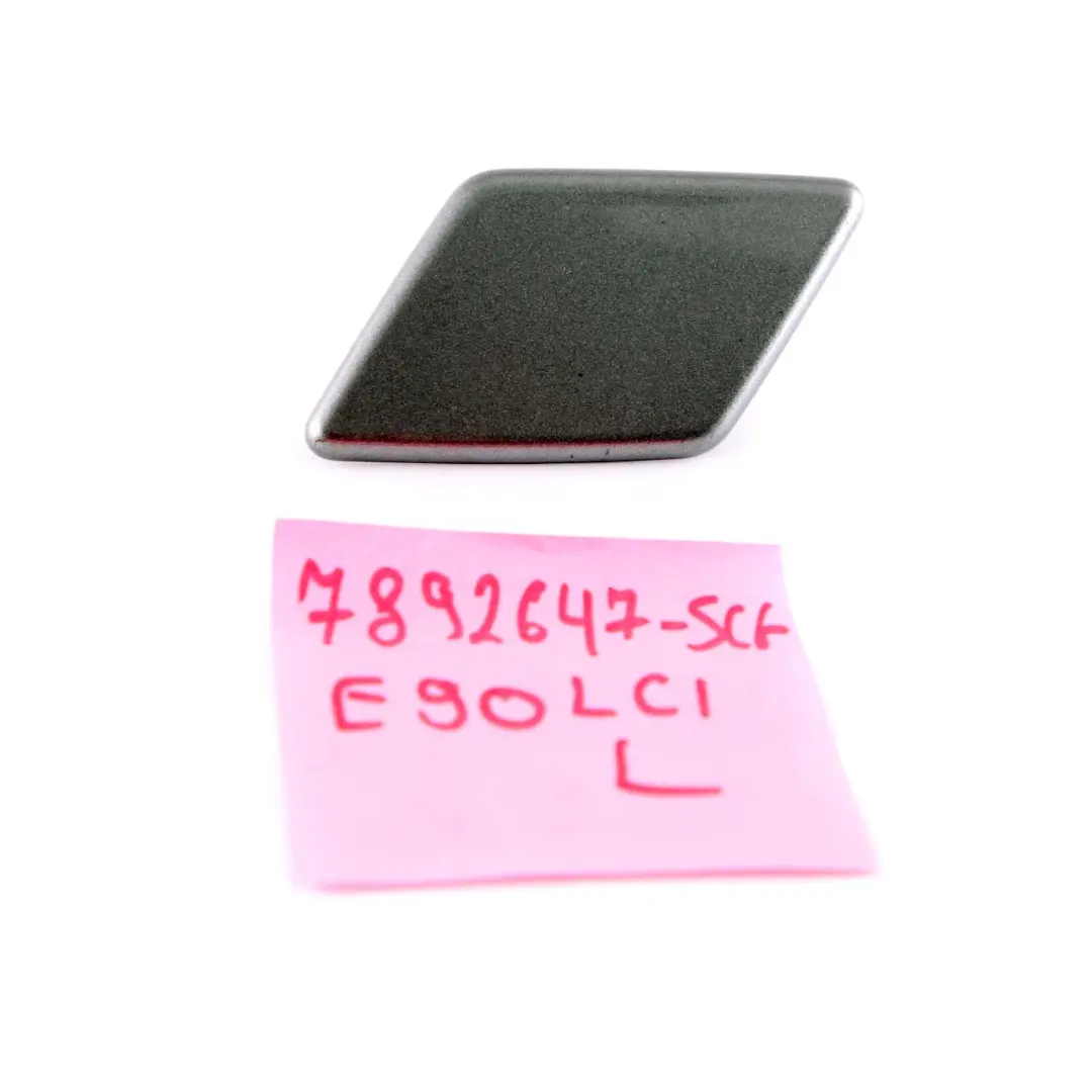 Spray Nozzle Flap Left N/S Spacegrau Space Grey to BMW E90 E91 LCI M Sport Cover with Part number 7892647 BMW E90 E91 LCI M Sport Cover Spray Nozzle Flap Left N/S Spacegrau Space Grey - SKU 7892647-SCG - Part number 7892647