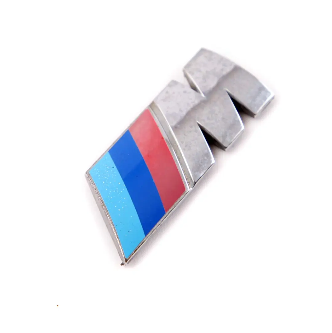 BMW E46 M3 Emblem Lettering Chrome Rear Adhered Boot Trunk Lid Badge Tri-Colour - SKU 7893655 - Part number 51147893655