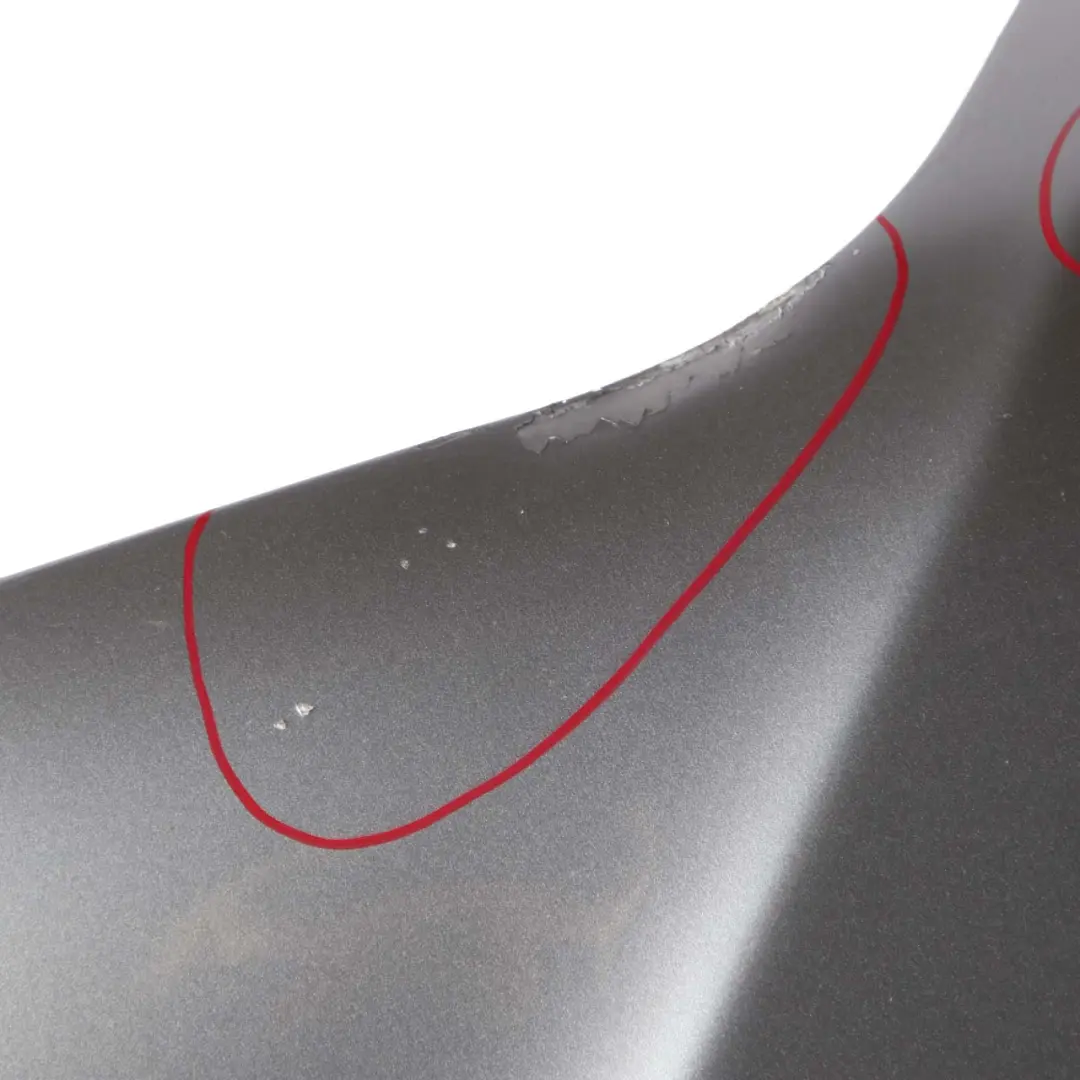 BMW E46 M3 Hood Bonnet Cover Panel Silbergrau Silver Grey Metallic - A08 - SKU 7894223-SBG - Part number 7894223