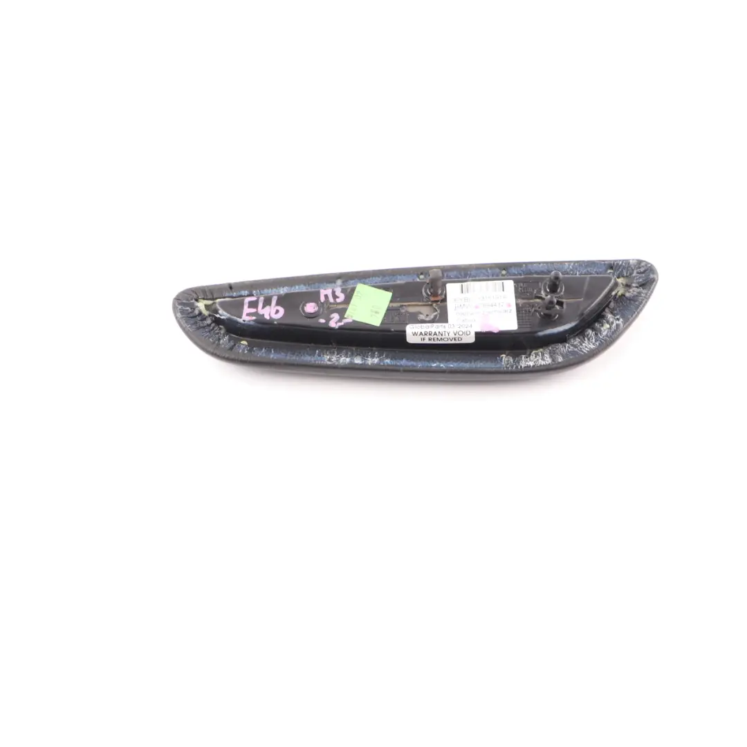 Right O/S Armrest Upper Leather Nappa Black to BMW E46 M3 Rear with Part number 7894432 BMW E46 M3 Rear Right O/S Armrest Upper Leather Nappa Black - SKU 7894432 - Part number 7894432