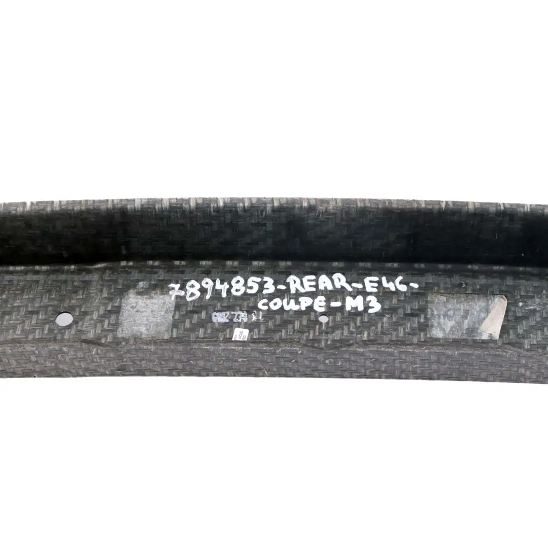 BMW E46 M3 Bumper Carrier Rear Lightweight Crash Support Reinforcement Bar - SKU 7894853 - Part number 7894853