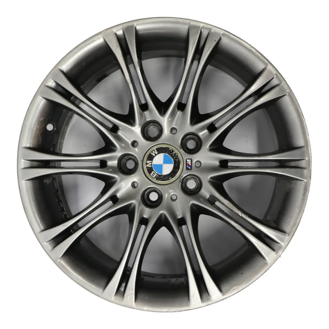  Jante BMW E46 E85 Alliage avant gris 18" ET:47 8J M Double Spoke 135 - SKU 7896470-6 - Numéro de pièce 7896470