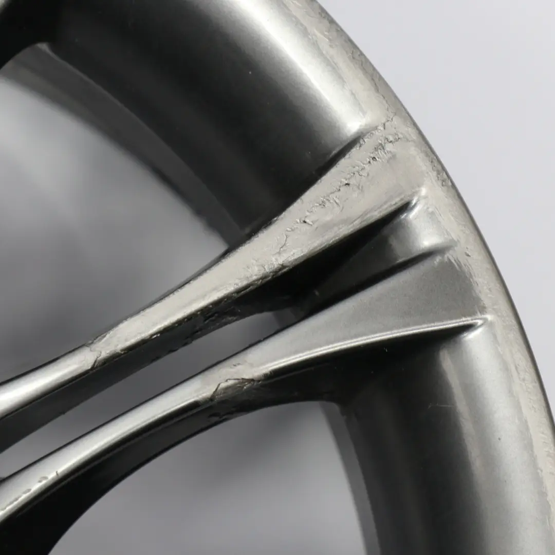 Rim BMW E46 E85 Grey Front Alloy 18" ET:47 8J M Double Spoke 135 to Wheel with Part number 7896470 Wheel Rim BMW E46 E85 Grey Front Alloy 18" ET:47 8J M Double Spoke 135 - SKU 7896470-6 - Part number 7896470