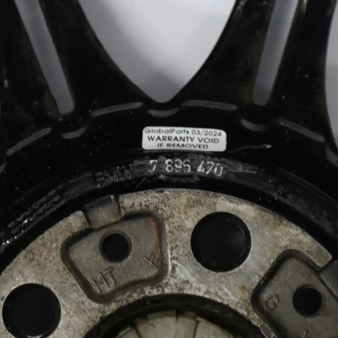  Jante BMW E46 E85 Alliage avant gris 18" ET:47 8J M Double Spoke 135 - SKU 7896470-6 - Numéro de pièce 7896470