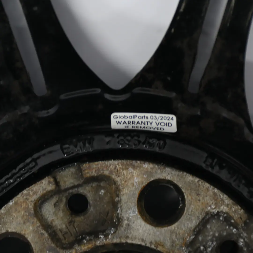  Jante BMW E46 Z4 E85 Alliage avant gris 18" ET:47 8J M Double Spoke 135 - SKU 7896470-7 - Numéro de pièce 7896470