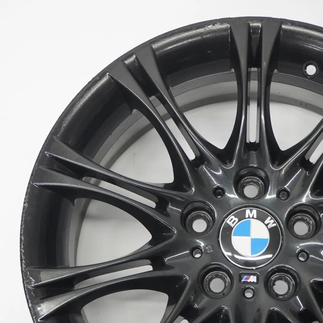 Alloy Wheel Rim 18" 8,5J M Double Spoke 135 to BMW E46 Z4 E85 Black Rear with Part number 7896490 BMW E46 Z4 E85 Black Rear Alloy Wheel Rim 18" 8,5J M Double Spoke 135 - SKU 7896490-5 - Part number 7896490